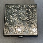 Vintage Marked Sterling 950 Hand Chased Powder Makeup Compact Mirror Gorgeous 