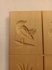 Vintage Dd Dillion Carved Wood Springerle Cookie Butter  Press Mold Stamp 3  X 4