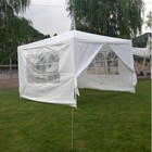 10 x10  Outdoor Canopy Party Wedding Tent Pavilion Gazebo Garden Events 4 Walls