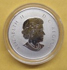 2012 Canada  10 9999 Fine Silver Maple Leaf Forever 1 2 Oz Coin In Capsule