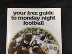 Guide To Monday Night Football 1976 Edition Vintage Nfl Booklet Cosell Gifford