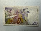 Sweden 1997 20 Kronor Banknote  serial 1671111401 