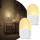 Bubble Led Plug-in Night Light  Dimmable 3000k Soft White  Dusk To Dawn Sensor 