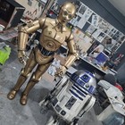 R2-d2 Life Size 1 1 Led Statue Full-scale Abs   Resin Replica With Functional