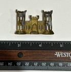 Original Civil War Us Army Corps Of Engineers Large Hat Insignia Stamped Castle