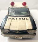 Vintage Tin Friction Highway Speed Patrol Car - Ichiko Japan