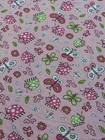 Rare Do Your Room Pink Full Ladybug Sheet Set Flat  Fitted  And 2 Shams    99x79   