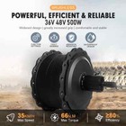 36v 48v 500w 20 24 26inch Snow Fat Ebike Rear Cassette Hub Motor Conversion Kit