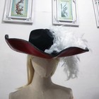 Anime Dracule Mihawk Hat Scarf Cosplay Prop Costumes Accessories W feather Gifts