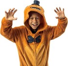 Five Nights At Freddys Fazbear Kigurumi Hooded Cosplay Halloween Costume Sz 8-18