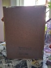    vintage Tannery Lane Co Wood Thimble Display Case Glass Front Shadow Box 24   