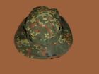 New German Flecktarn Camouflage Trilam Boonie Hat Size Large
