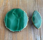 Art Deco Vintage Stratton Mirrored Compact   Matching Lipstick Holder