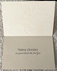 Unused Christmas Santa Boy Drive Sleigh Sled Vintage Greeting Card 1960s 1970s