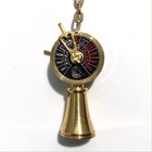 Brass Keychain Ship Engine Order Telegraph Maritime Nautical Vintage Key Ring