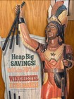 Vintage Winchester Die Cut Cardboard Advertising Stand Up Display