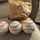 Official Rawlings Game Used Mlb 2024 Major League Baseballs  Mystery Bag Of 3