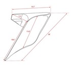 Rcycle Side Covers Stretched Panels Skirt Fit For 2014  Harley Touring Flh