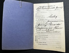 Wwi Original Imperial German Military Pass Schneider 1915 Argone Champagne