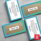 500 Thank You For Your Purchase Business Cards Pro Design 16pt Uv Gloss Or Matte