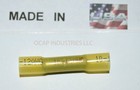  100  yellow 3m Heat Shrink Butt Wire Crimp Connector  Electrical Terminal 12-10