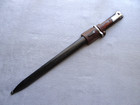 Original Belgian M 1924 Long Mauser Rifle Bayonet And Scabbard  Very Nice 