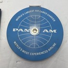 Vintage Pan Am Airlines Blue Globe Concise Circular Slide Rule No  28 Japan