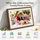 10 1  Digital Calendar  Full Hd Smart Display For Family  Wood-10 1inch