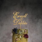 Couples  Names Wedding Cake Topper  Personalized Couples  Names Cake Topper  for