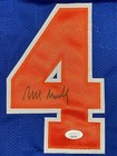 Bill Bradley Signed Autographed New York Knicks Custom Blue Jersey Jsa Coa