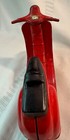 Vintage Japan  Tin Bandai Vespa Friction Scooter  Works Great 
