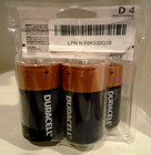 Duracell Coppertop D Cell Alkaline Battery 4pack Bb 2035