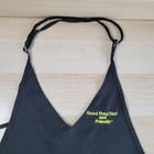 Waffle House Server Apron Black Restaurant Uniform Good Food Fast Friendly Logo