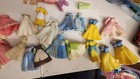 Lot Of Polly Pocket Disney Princess Dolls And Rubber Clothing And Vintage Polly