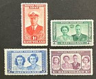 Travelstamps  1947 Basutoland Stamps Scott  35-38 - 1947 Royal Visit Mint Mogh