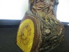 Antique J e  Stevens Mechanical Owl Bank W fine Original Paint   Rare Amber Eyes