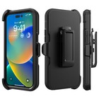For Apple Iphone 14 Plus Pro Max Case Shockproof Cover W Clip   Screen Protector