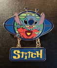 Disney Stitch Alien Suit Character Logo Dangler Pin Le 250 2010