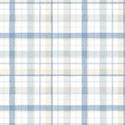  Ck36629 Linen Plaid Bolt Wallpaper Blue  Beige