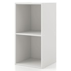 Stackable Cube Wood Bookcase 2-cube Storage Shelves Modern Home Organizer New
