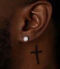Vvs1 Moissanite Stud Earrings 925 Sterling Silver 3-8mm Men Women Gra Certified