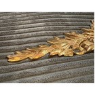 Ornate Brass Floral Swag Garland Metal Embellishment Furniture Hardware Decor