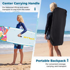 Goplus Inflatable Stand Up Paddle Board W sup Paddleboard Accessories   10ft 11f