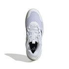 Adidas Women s Crazyflight 6 Mid Top Indoor Shoe 7 White silver Metallic black