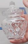 Antique Abp American Brilliant Period Cut Glass Condiment Jar
