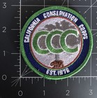 California Conservation Corps 3    Embroidered Patch 