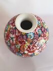 Perfect In Blooms Multicoloured Old Chinese Porcelain Vase Qianlong Mark