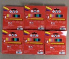 Lot Of 6 - Faber-castell - 12 Grip Erasable Crayons -  new In Box  - Free Ship