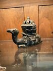 Antique   Vintage Large Vantines 1204 Figural Camel Incense Burner