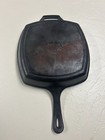 Lodge Usa Cast Iron Grill Pan Skillet 10 5    Large Square Griddle 8sgp